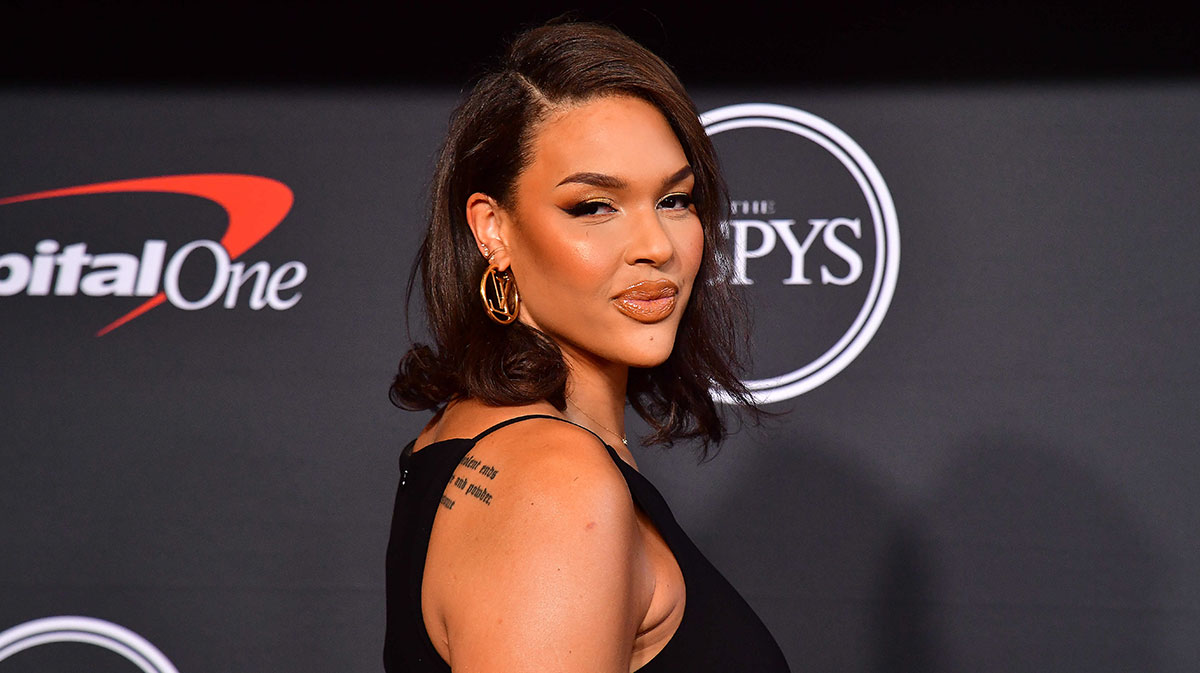 Liz Cambage, who may have sparked dating rumors with Kevin Durant after going to a Drake concert together.