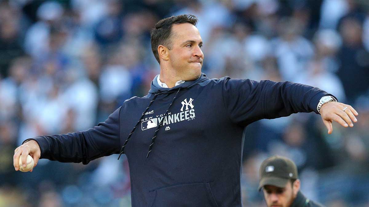 Former Texas Rangers and New York Yankees star Mark Teixeira, who will run for Congress in support of President Donald Trump.