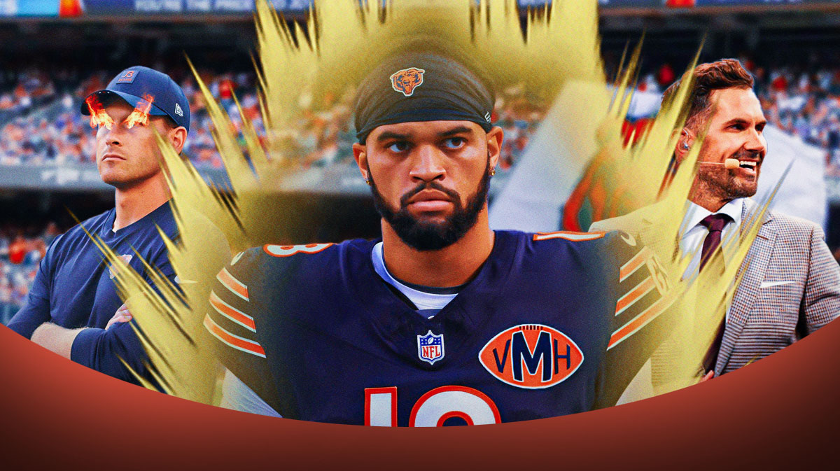 Bears' Caleb Williams going Super Saiyan, Ben Johnson with fire in eyes, Matt Leinart