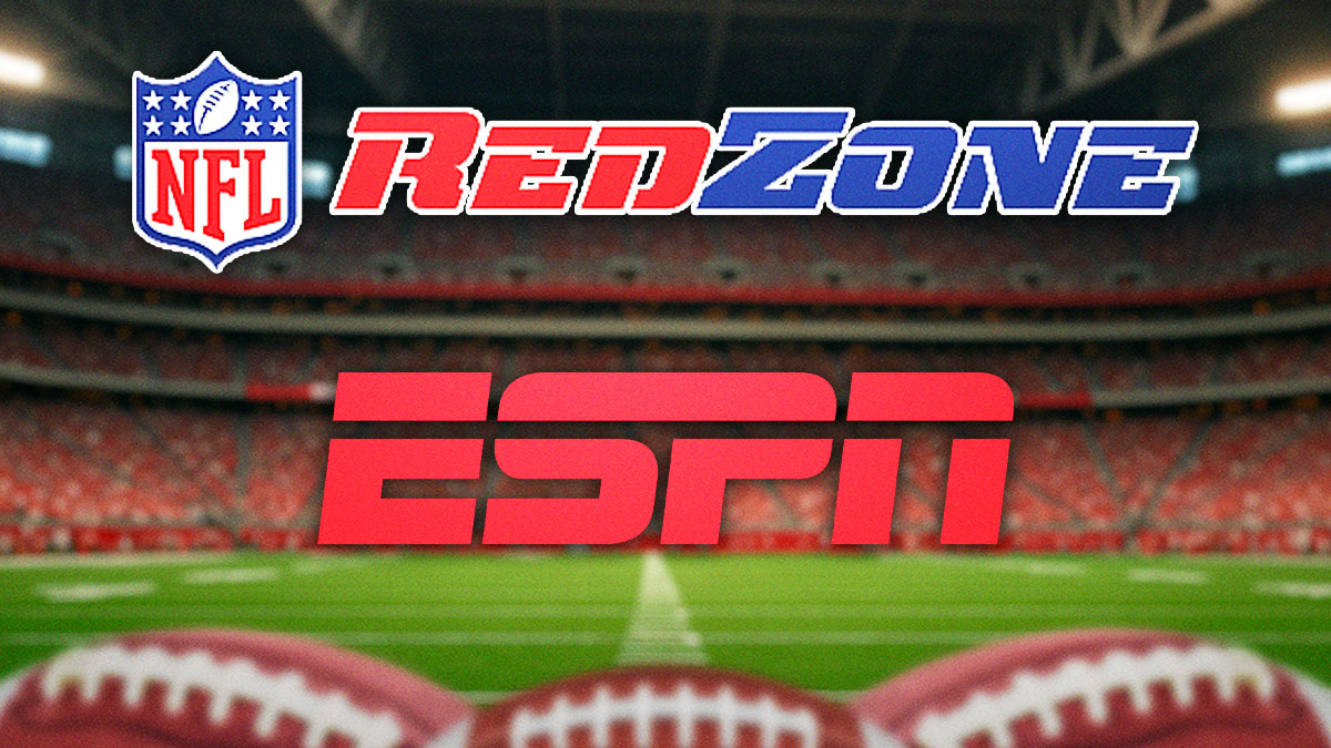 NFL Red Zone logo and ESPN logo