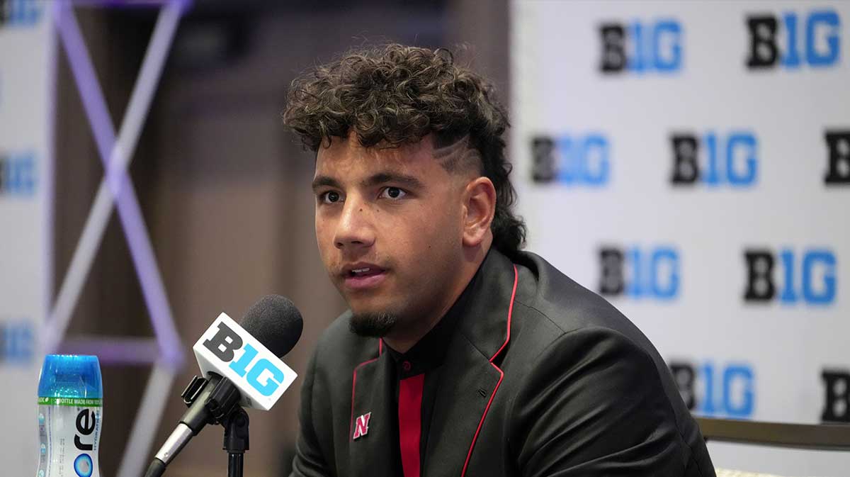 Nebraska football QB Dylan Raiola gives a hilarious response to Patrick Mahomes comparisons as the Cornhuskers star enters sophomore season.