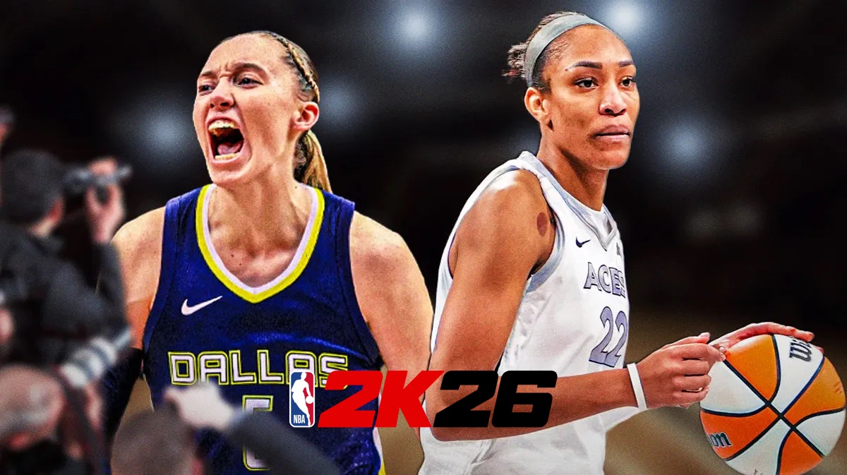 Paige Bueckers, Dallas Wings, A'ja Wilson, Las Vegas Aces, WNBA, NBA 2K26