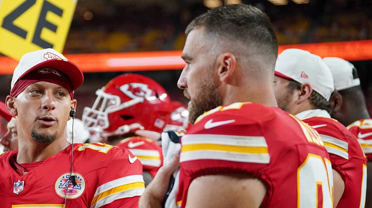 Travis Kelce’s teammate plays coy on Taylor Swift engagement news