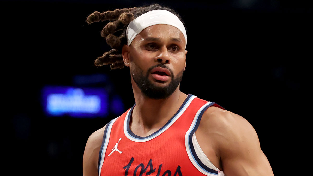 Los Angeles Clippers guard Patty Mills (88) during the fourth quarter against the Brooklyn Nets at Barclays Center.