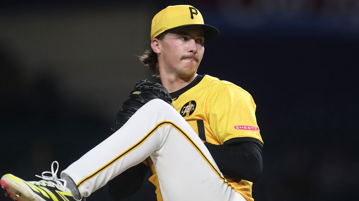 Pittsburgh Pirates relief pitcher Bubba Chandler (57) throws a pitch during the seventh inning in his major league debut against the Colorado Rockies at PNC Park.