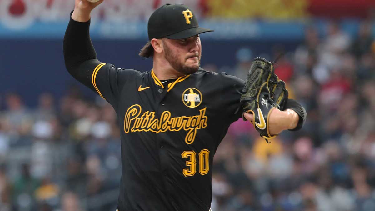 Pittsburgh Pirates starting pitcher Paul Skenes (30) pitches against the Cincinnati Reds during the fourth inning at PNC Park.