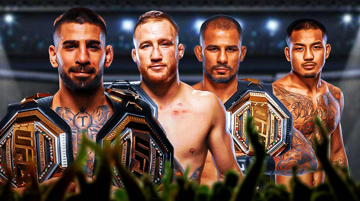 ufc 322, topuria, gaethje, pantoja