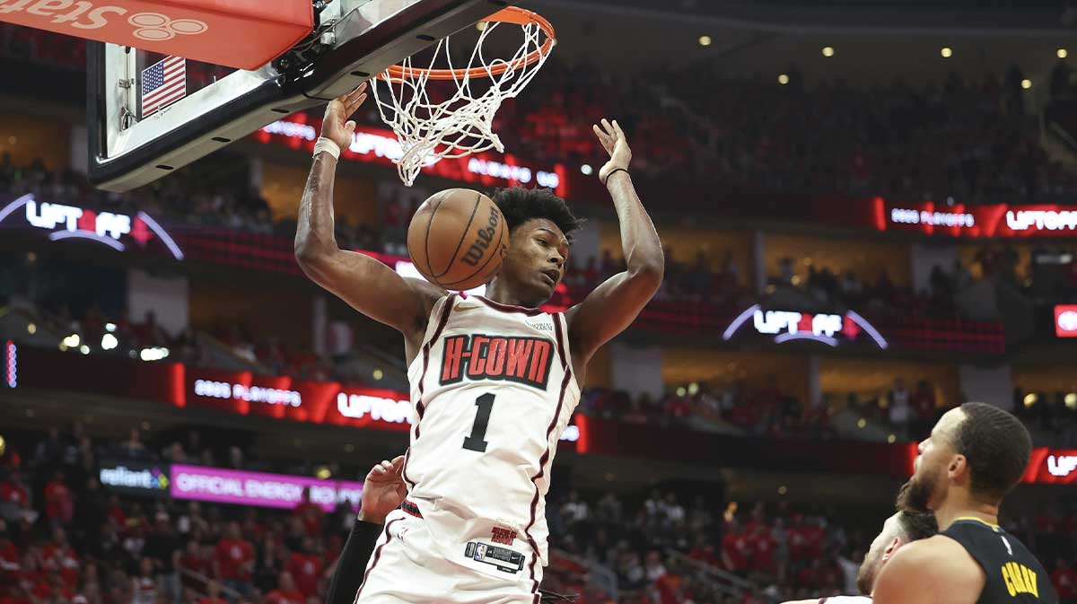 Amen Thompson leads early projections for the NBA Most Improved Player award as the Rockets forward looks poised for a breakout season.