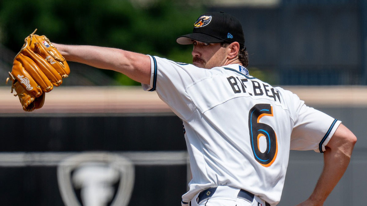 Guardians starting pitcher Shane Bieber makes a rehab start for the Akron RubberDucks