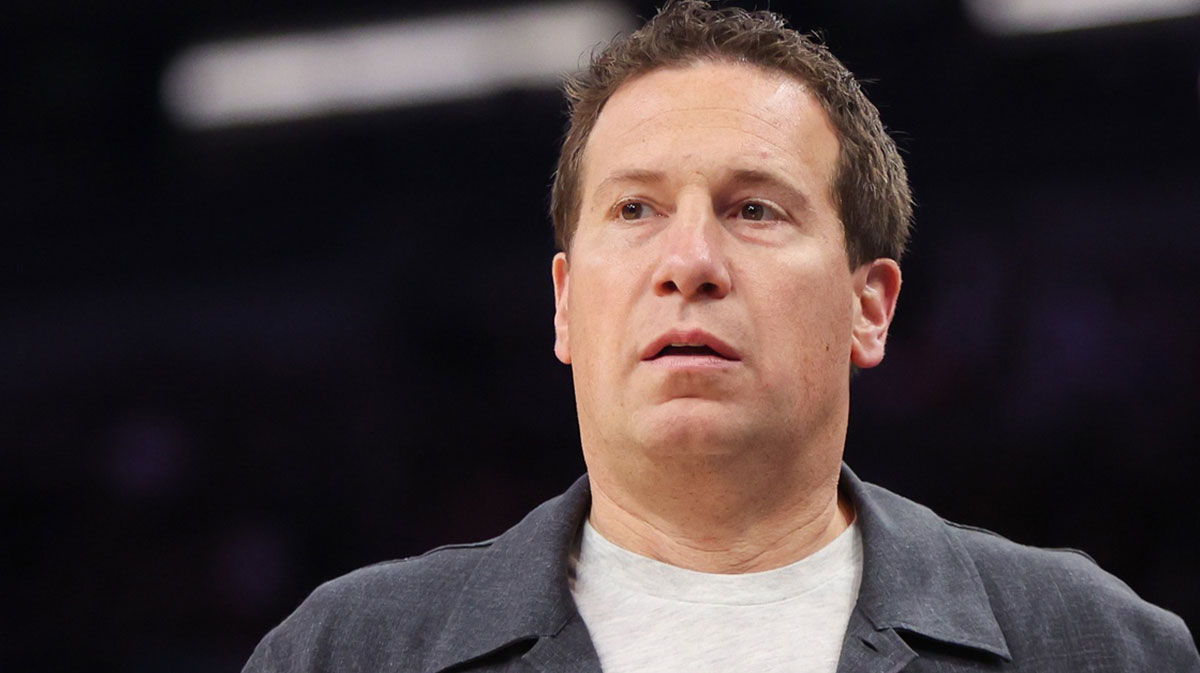 Suns owner Mat Ishbia watches a game against the New Orleans Pelicans in the second quarter at Footprint Center