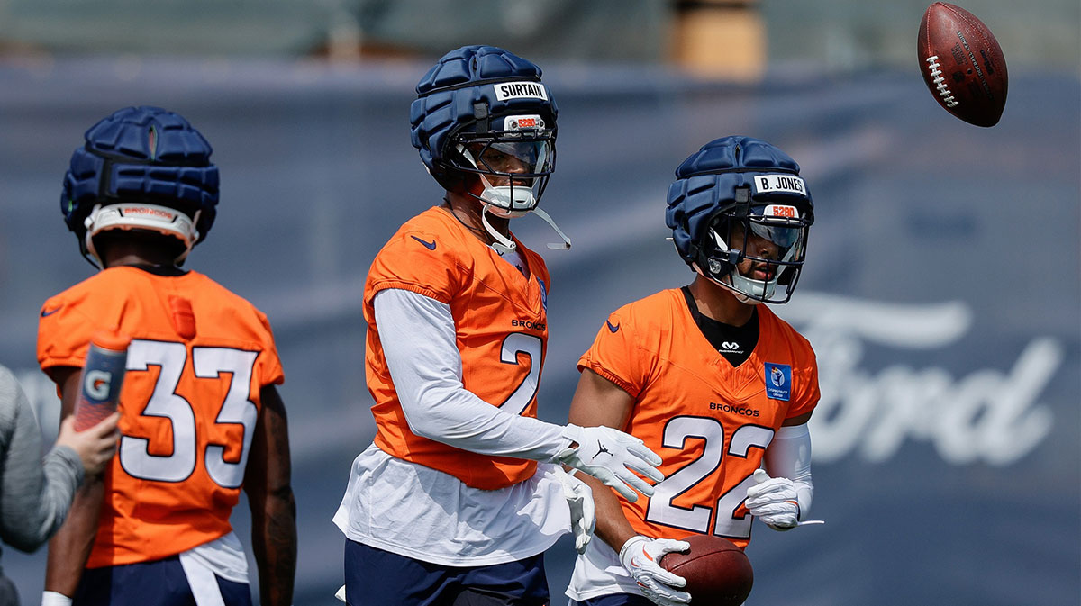 Denver Broncos cornerback Pat Surtain II (2) during Denver Broncos Training Camp.