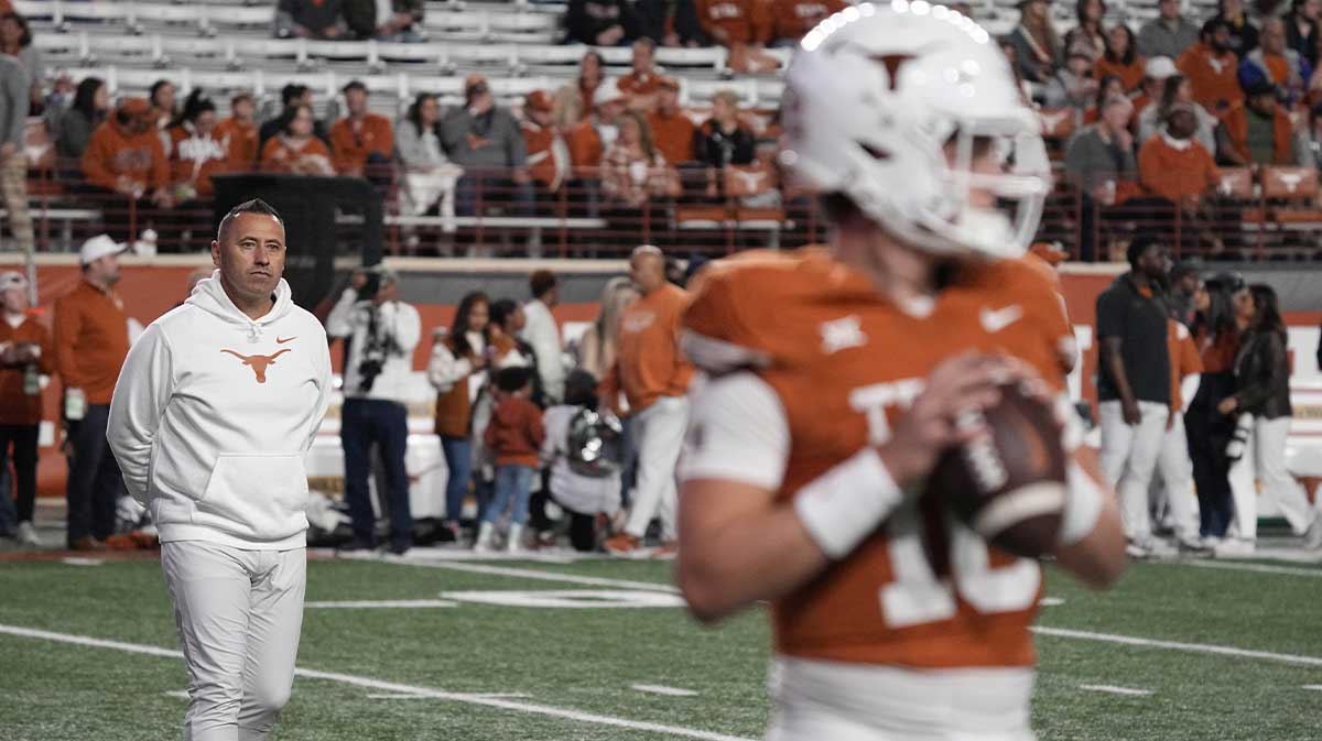 Texas football coach Steve Sarkisian tells Longhorns Arch Manning to “go be you” before the much-anticipated Ohio State clash.