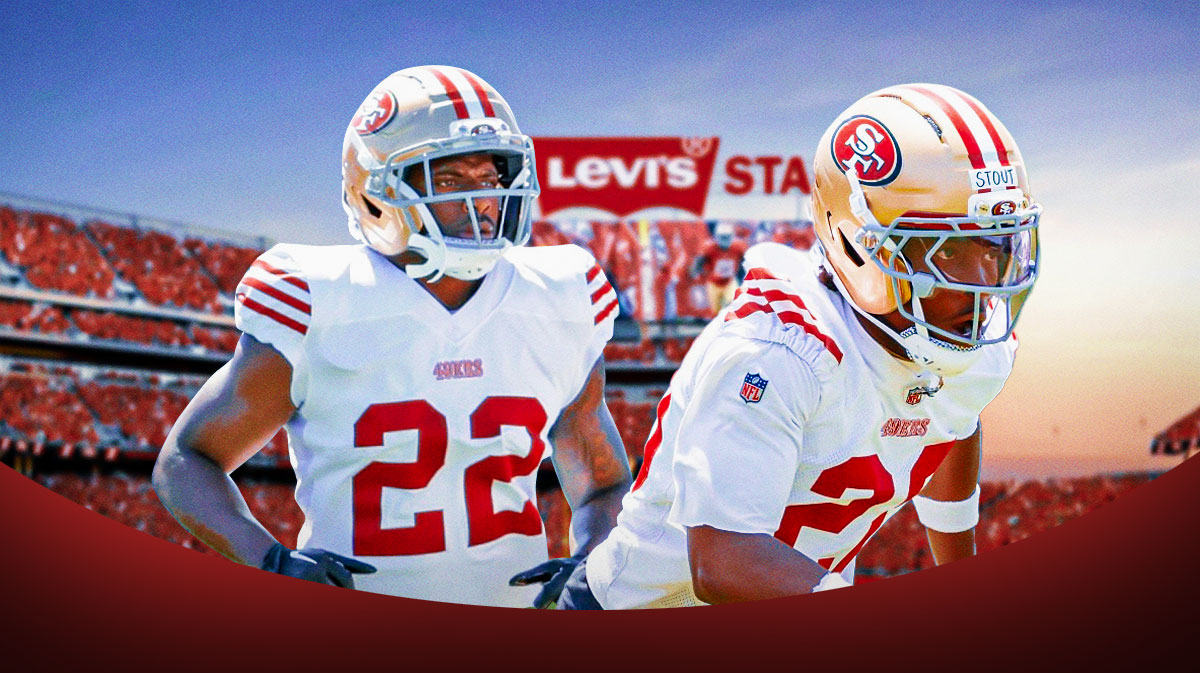49ers cornerback Tre Brown and 49ers cornerback Upton Stout