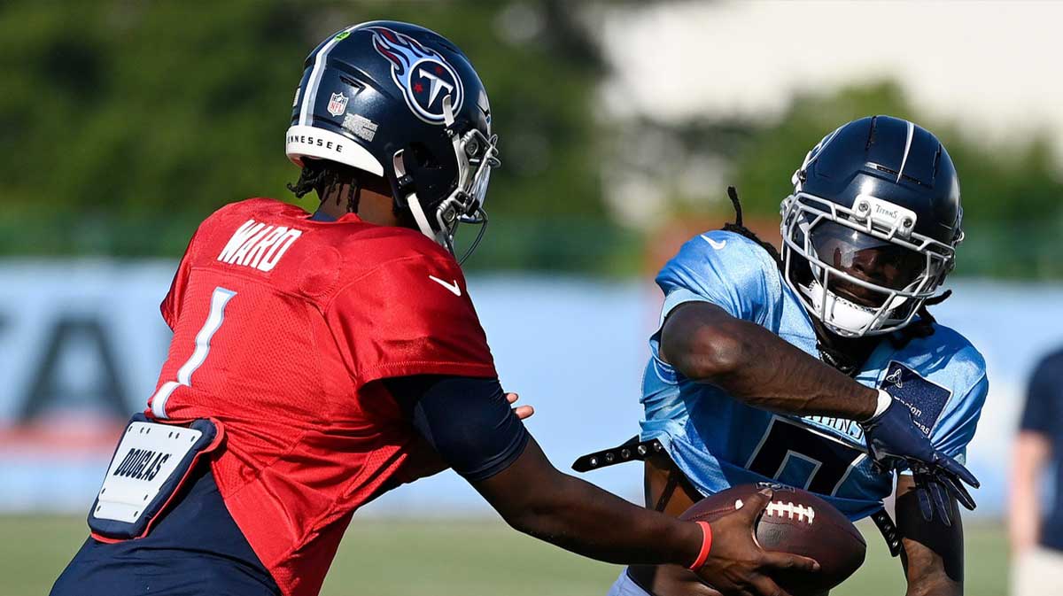 Titans’ Cam Ward waxes poetic about top target Calvin Ridley