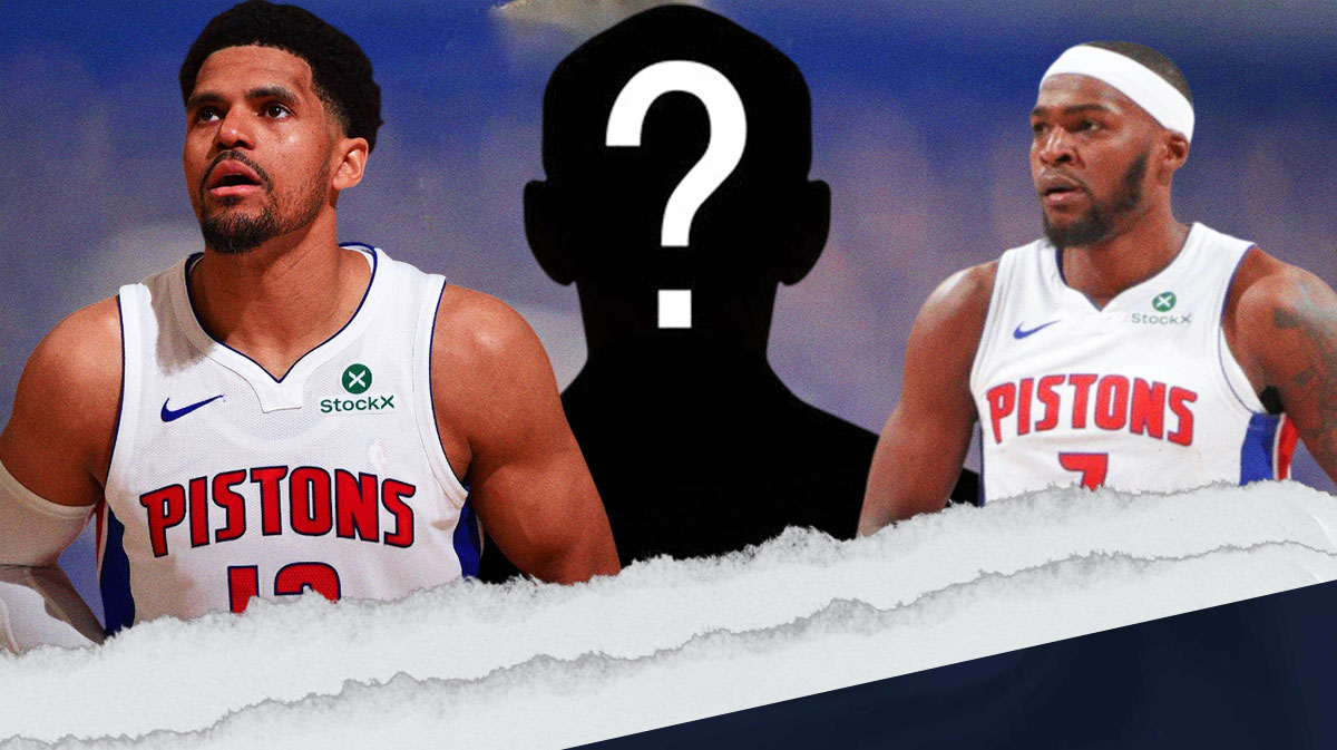 Pistons forward Tobias Harris, Pistons guard Jaden Ivey, Paul Reed