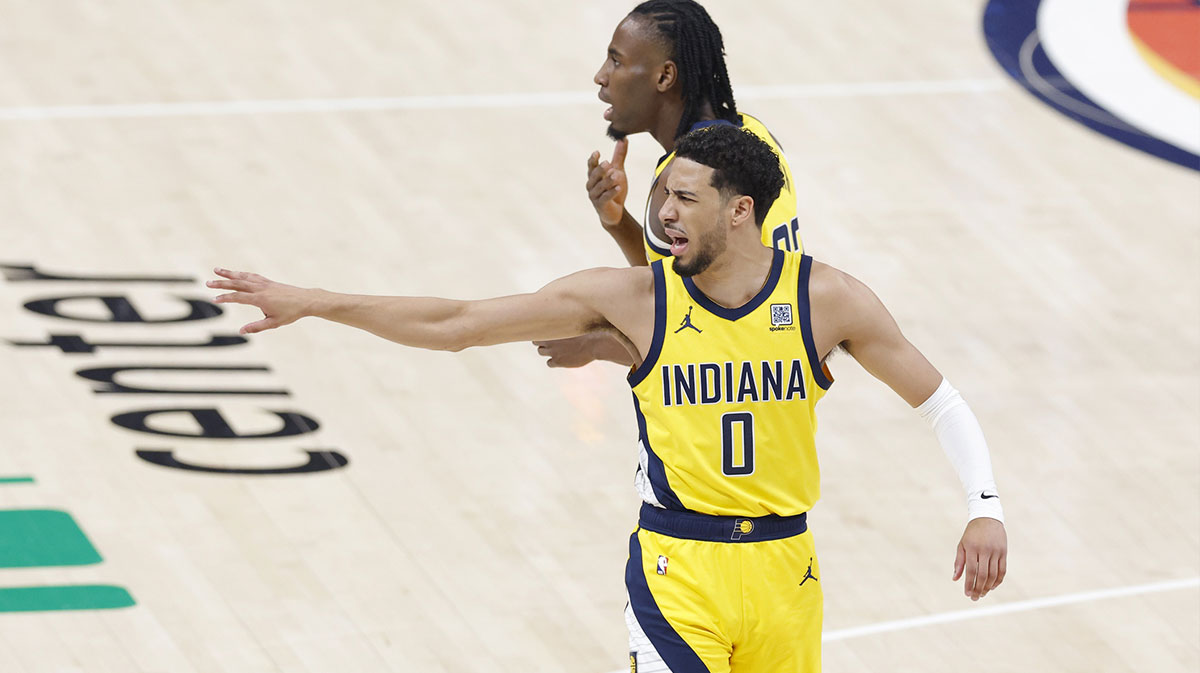 Indiana Pacers star Tyrese Haliburton, who is dubbed the Haliban.