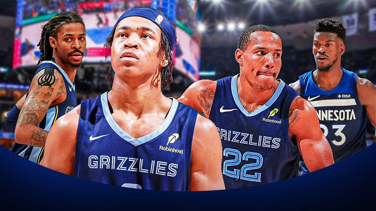 Grizzlies Ja Morant, Jaylen Wells. Desmond Bane, Jimmy Butler.