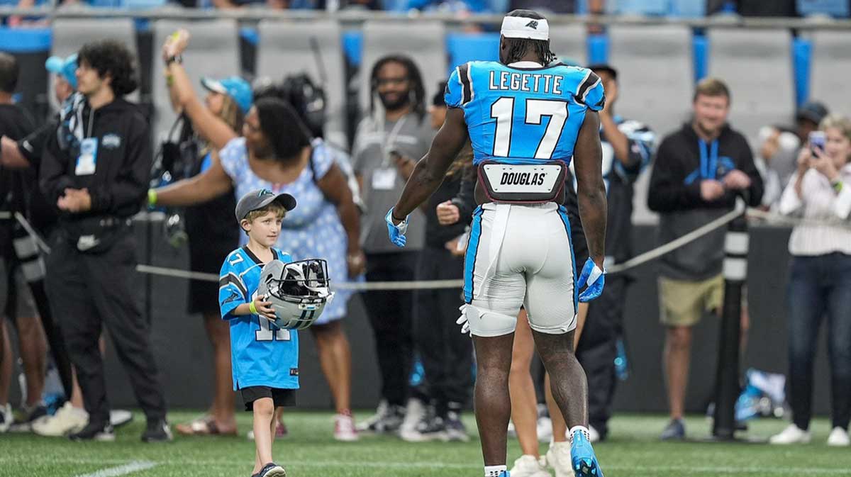 Panthers’ Xavier Legette draws AJ Brown comp from star teammate