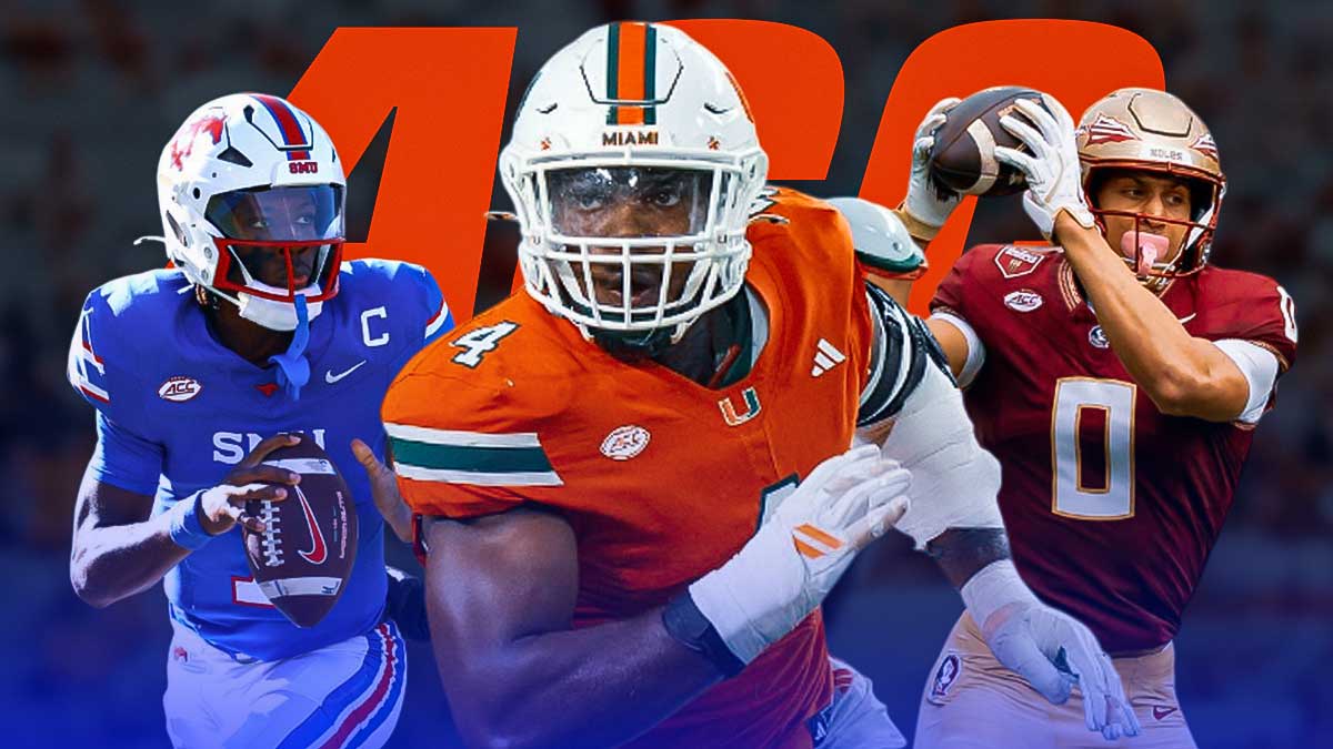 Kevin Jennings of SMU, Rueben Bain of Miami and Duce Robinson of Florida State all lead the Week 4 ACC power rankings.