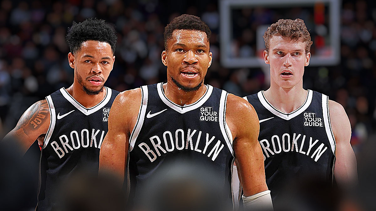 Anfernee Simons, Lauri Markkanen, and GIannis in the Nets jersey. 3 Brooklyn Nets trade targets to keep an eye on in 2025-26 NBA season