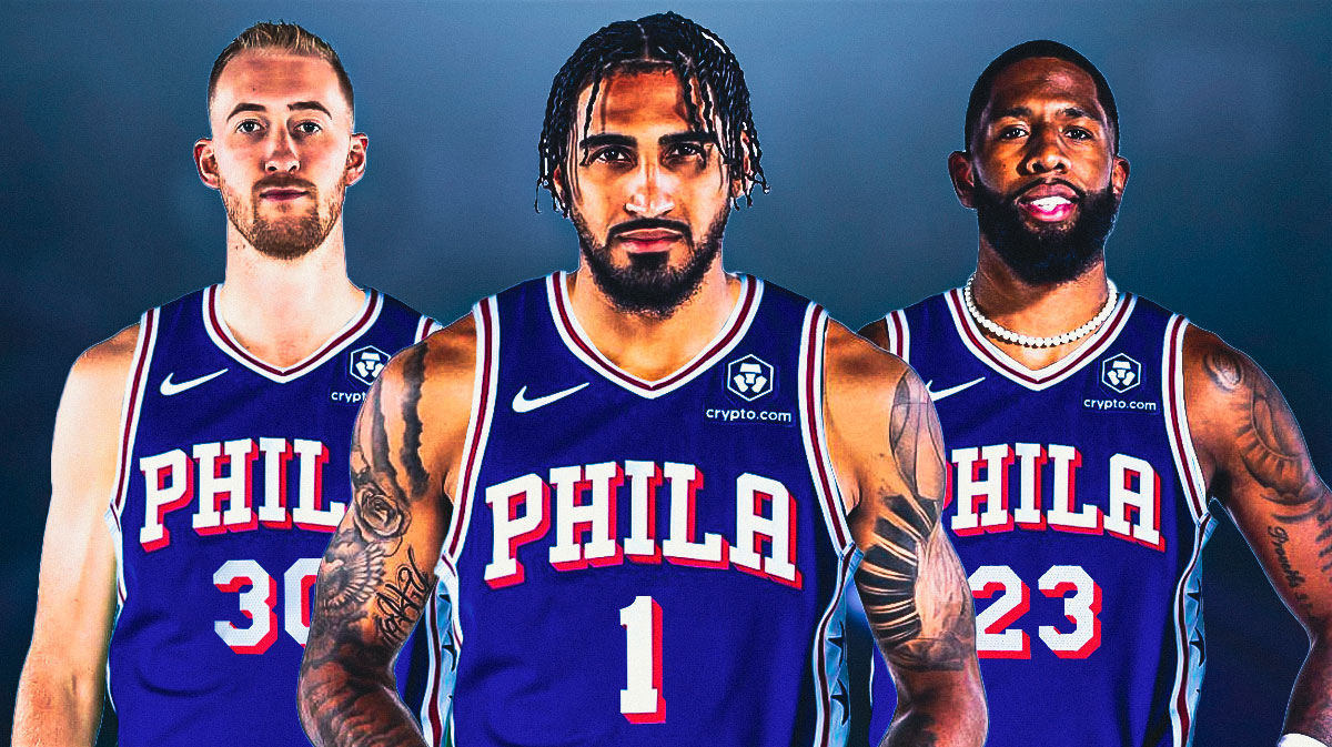 Sam Hauser(30), Obi Toppin(1), and Royce O'Neale(23) in the 76ers jersey with jersey number which i have mentioned in the brackets. 3 Philadelphia 76ers targets to keep an eye on in 2025-26 NBA season