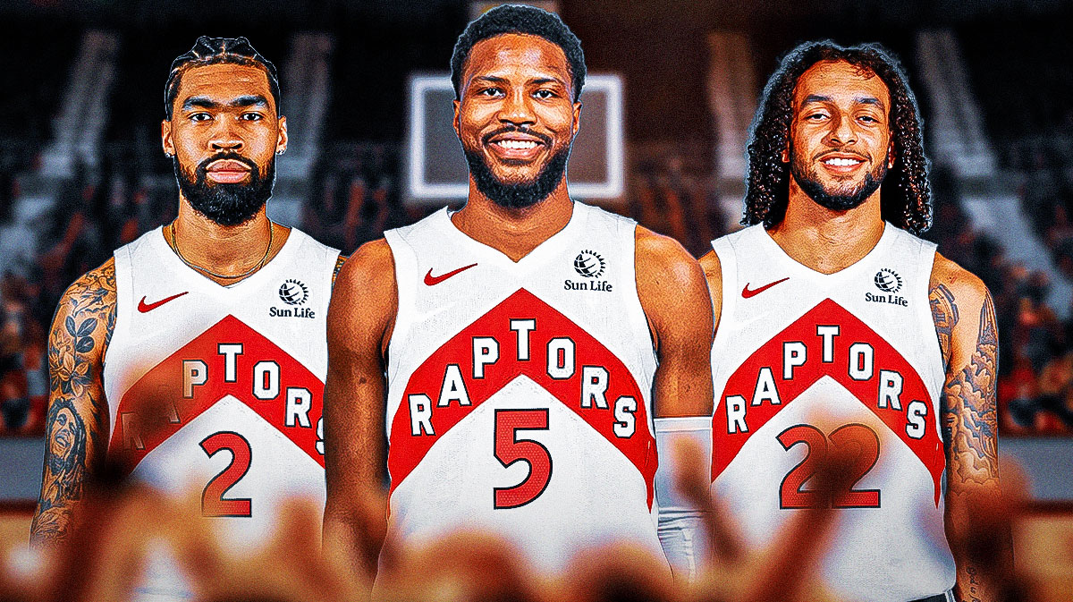 Nick Richards(2), Devin Carter(22), and Malik Beasley(5) in the Raptors jersey with the jersey number in bracket. 3 Toronto Raptors trade targets to keep an eye on in 2025-26 NBA season