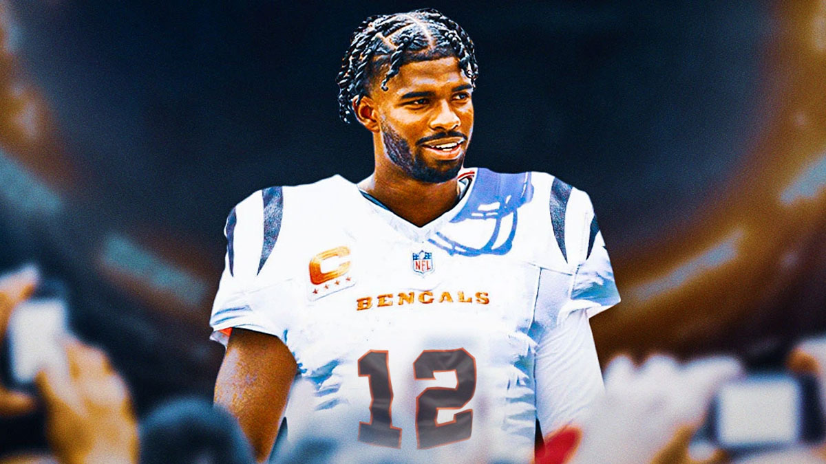Shedeur Sanders photoshopped in Bengals jersey