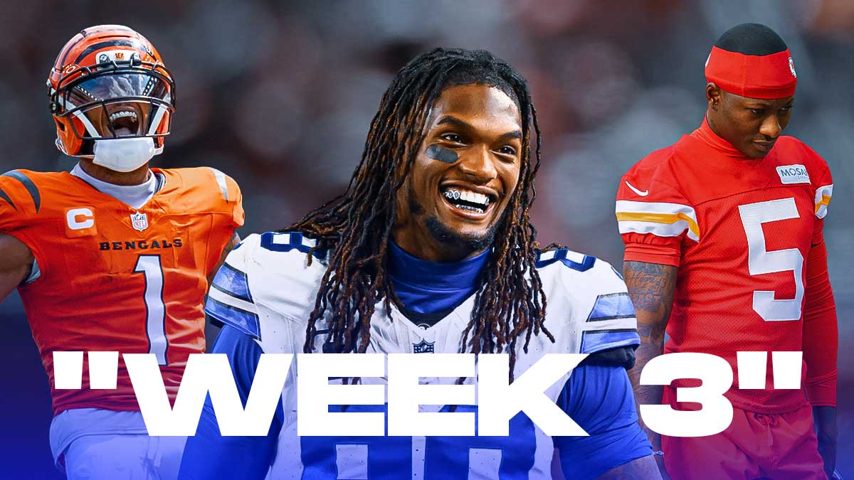 Fantasy football wide receiver rankings: Week 3, 2025