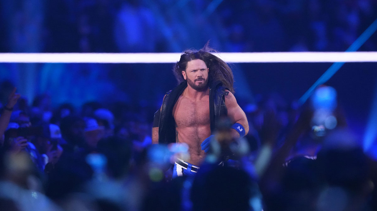 WWE star AJ Styles, who will retire sometime in 2026.