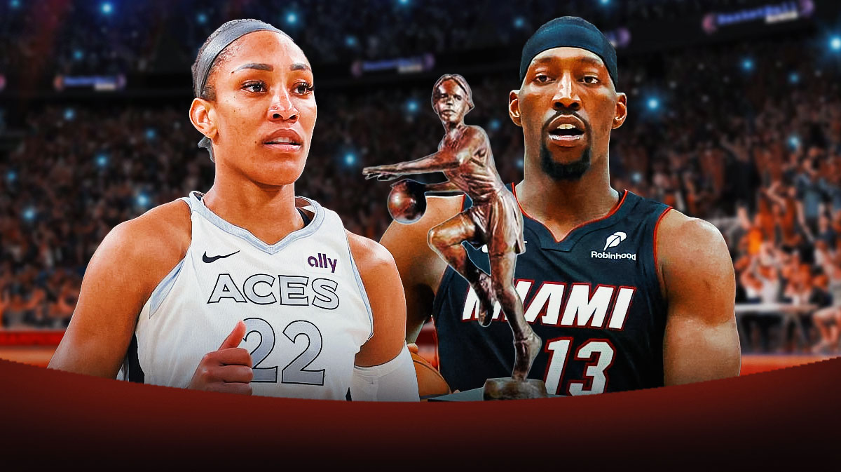 A'ja Wilson Bam Adebayo Las Vegas Aces Miami Heat