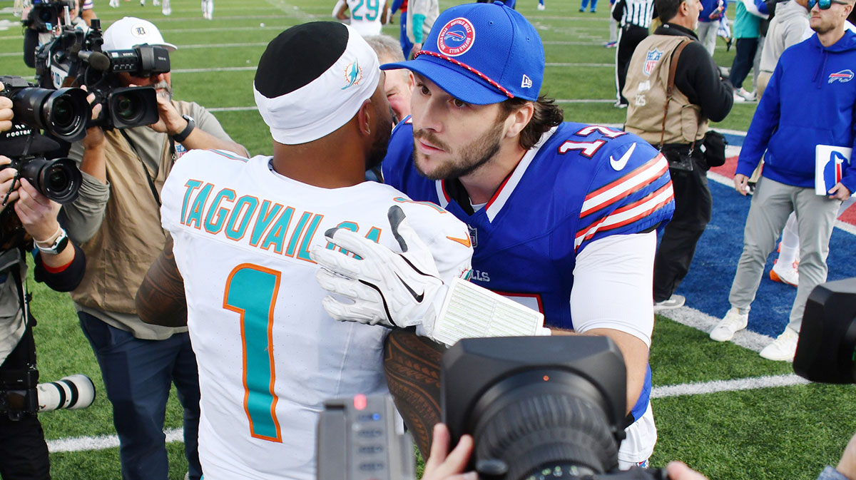 Dolphins’ Tua Tagovailoa shows respect to Josh Allen with ‘top-tier’ evaluation