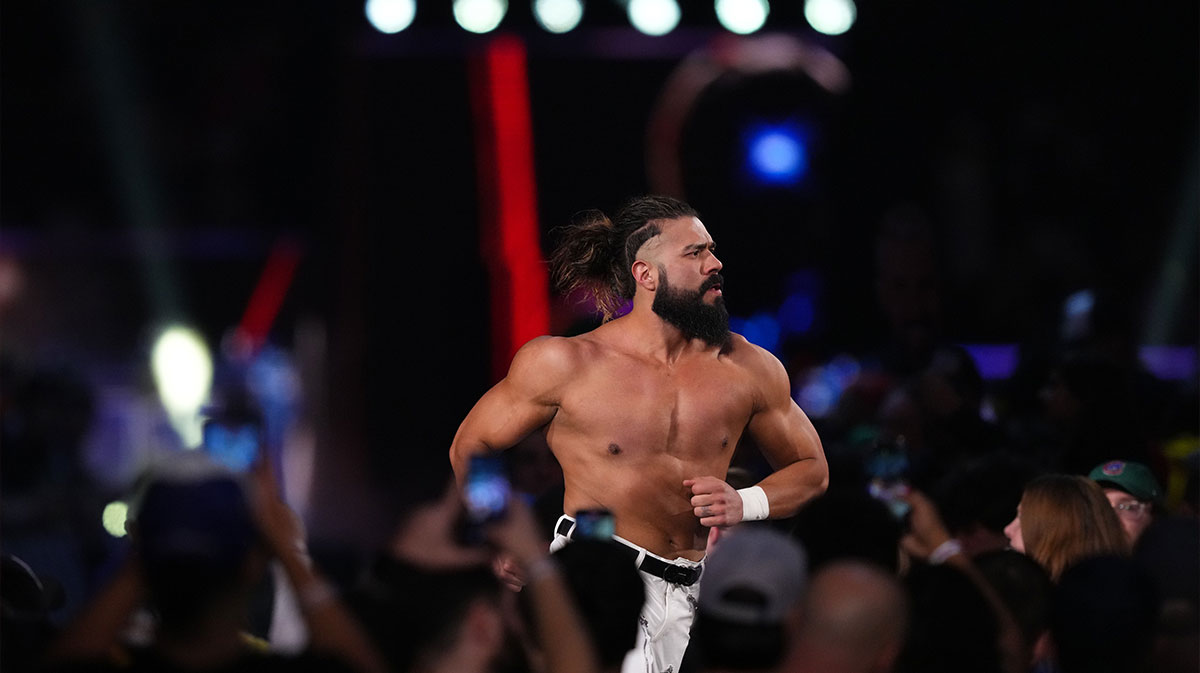 WWE star Andrade, who was released from the company.