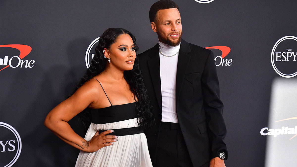 Ayesha and Stephen Curry at the ESPYs.