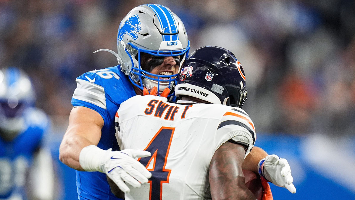 Bears’ D’Andre Swift, Colston Loveland get questionable Week 4 injury designation