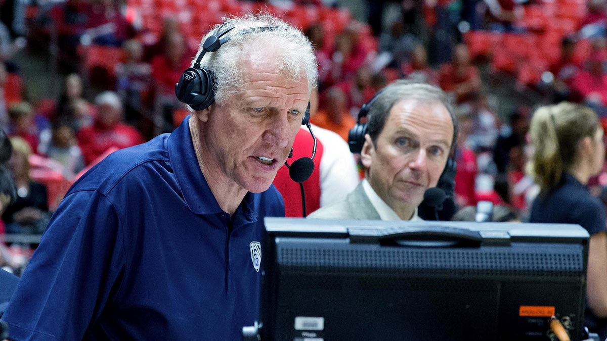 Former UCLA and NBA player Bill Walton prior to the game between the Utah Utes and the UCLA Bruins at Jon M. Huntsman Center. Utah won 71-39.