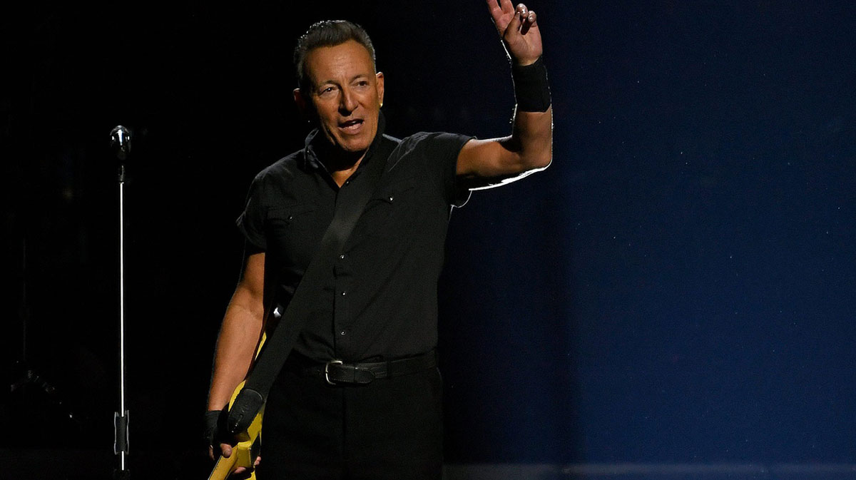 Bruce Springsteen on tour with the E Street Band in 2023.
