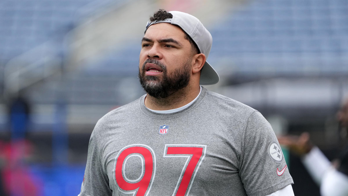 Pittsburgh Steelers lineman Cameron Heyward during AFC Practice for the Pro Bowl Games at Camping World Stadium.
