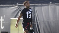 Houston Texans wide receiver Christian Kirk (13) during training camp at Houston Methodist Training Center.