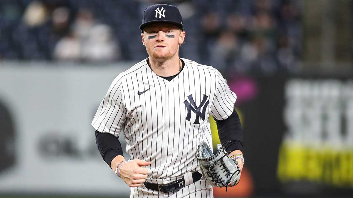 New York Yankees right fielder Clint Frazier (77) at Yankee Stadium.