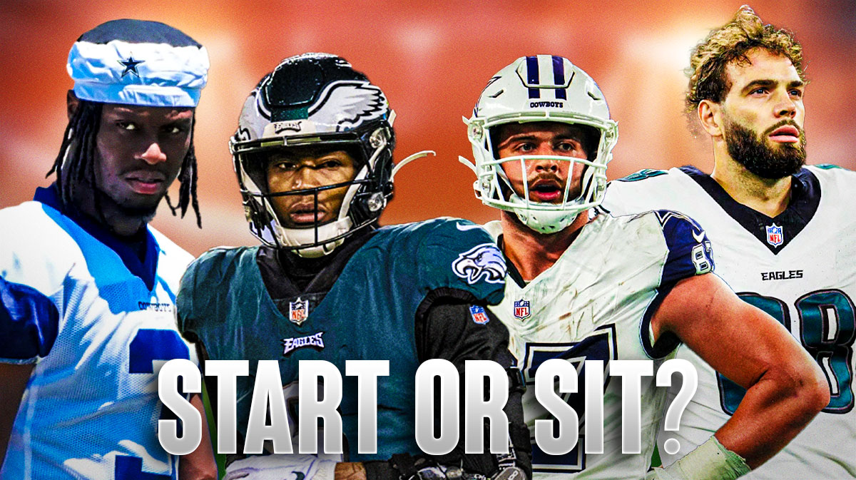 Cowboys-Eagles fantasy football Week 1 Start ‘em, sit ‘em