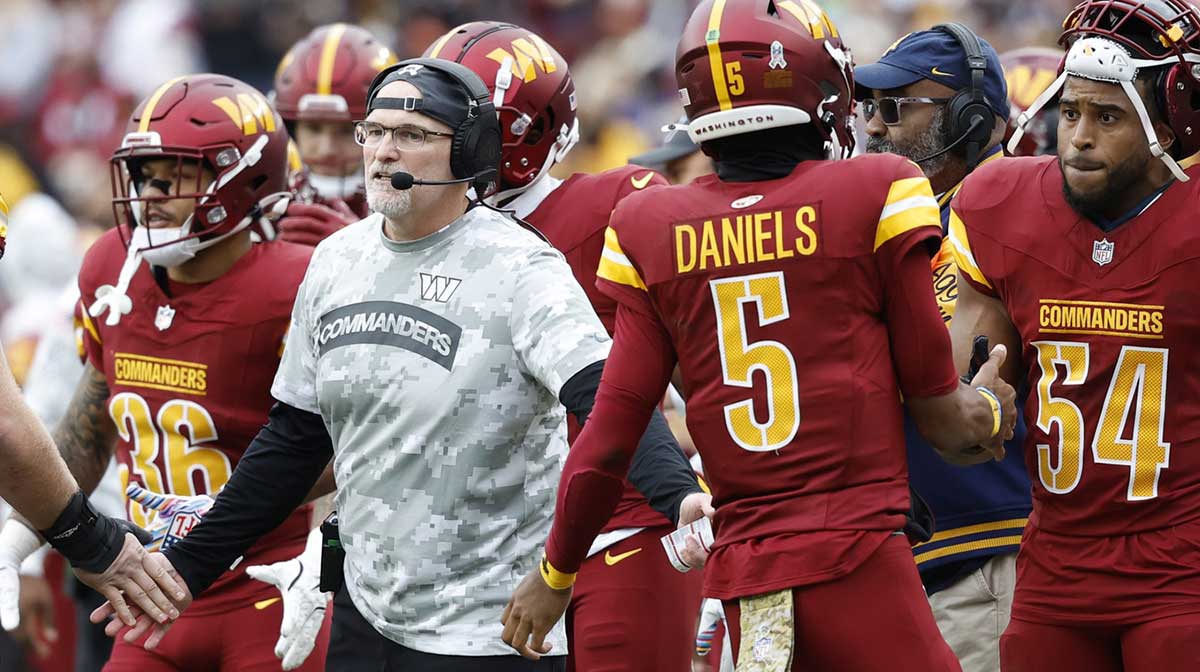 Commanders news: Dan Quinn shuts down concern over Jayden Daniels' wrist injury