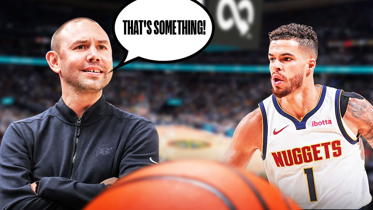 David Adelman saying "That's something!" to Michael Porter Jr.