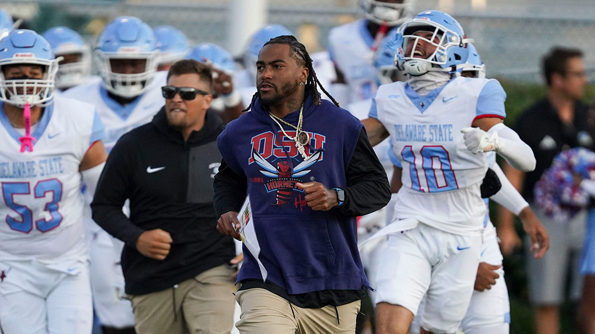 DeSean Jackson, Delaware State notch a huge victory over Saint Francis