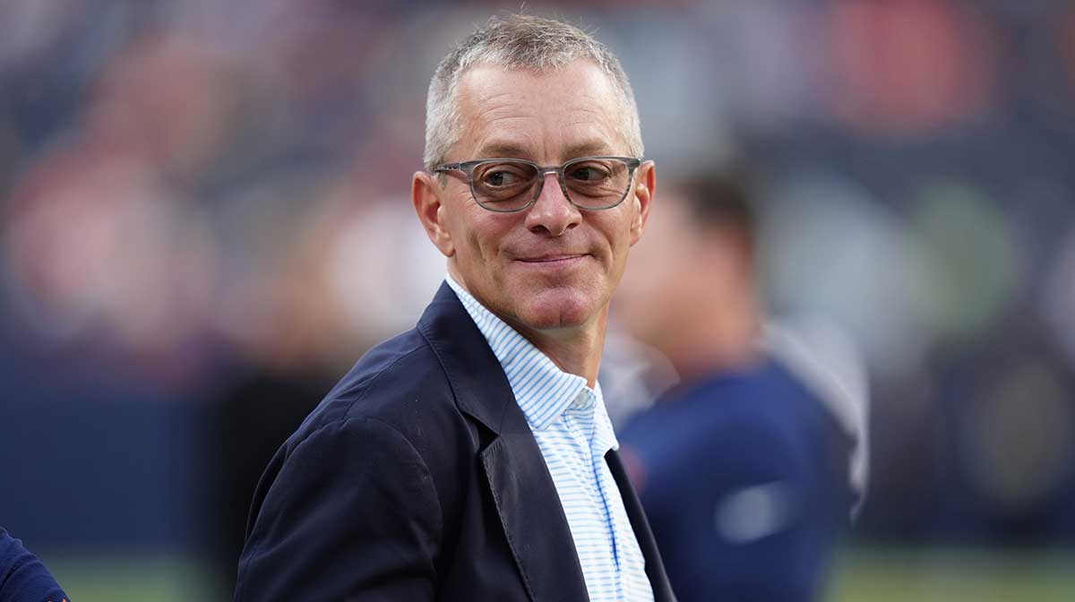 Denver Broncos owner Greg Penner before the game against the Arizona Cardinals at Empower Field at Mile High.