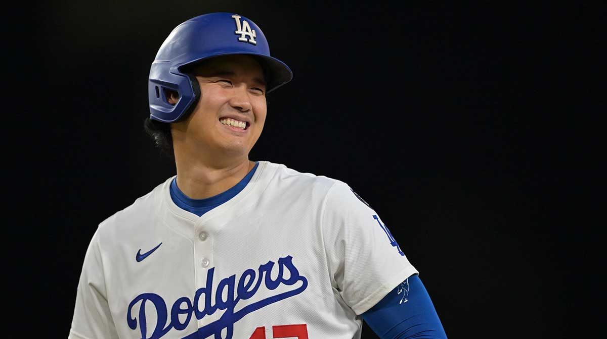 Dodgers star Shohei Ohtani outpaces Ken Griffey Jr. with 102 home runs and 77 stolen bases, strengthening his NL MVP case.