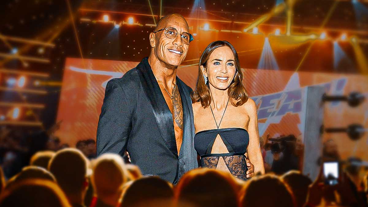 Dwayne Johnson, Emily Blunt, Smashing Machine