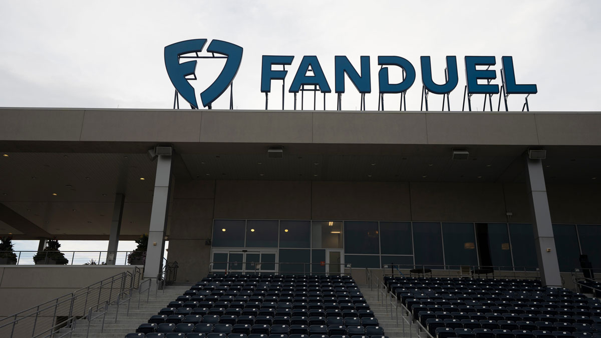 Jul 25, 2025; East Rutherford, NJ, USA; FanDuel Sportsbook at Meadowlands Racing & Entertainment.