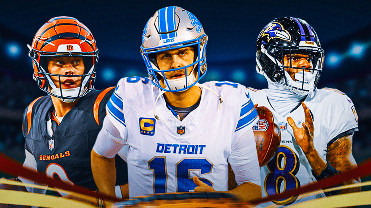 Lamar Jackson, Joe Burrow, Jared Goff