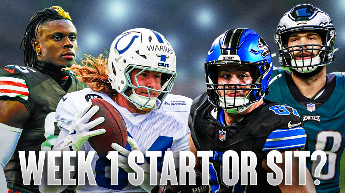 fantasy football tight end, fantasy football, fantasy football week 1, start 'em sit 'em