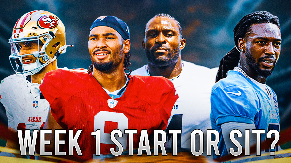 fantasy football wide receiver, fantasy football week 1, fantasy football, start 'em sit 'em
